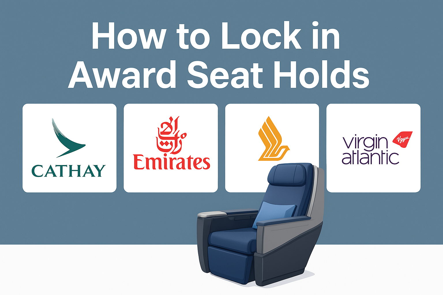 HOw to Lock in Award Seat Holds